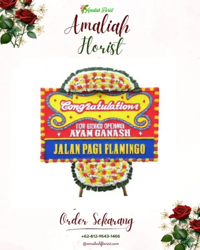 Bunga Papan Congratulation di Tirtoyudo
